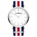 KATIANSEAGO MEN'S CANVAS QUARTZ WATCH