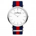 KATIANSEAGO MEN'S CANVAS QUARTZ WATCH