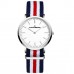 KATIANSEAGO WOMEN'S CANVAS QUARTZ WATCH