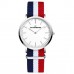 KATIANSEAGO WOMEN'S CANVAS QUARTZ WATCH