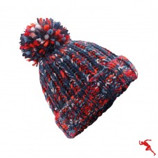 KATIANSEAGO UNISEX TWISTER POP POM BEANIE