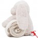 CHILDRENS/KIDS CUTE PLUSH RABBIT TOY WITH BLANKET