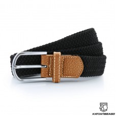 KATIANSEAGO MENS WOVEN BRAID STRETCH BELT