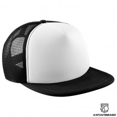 KATIANSEAGO VINTAGE PLAIN SNAP-BACK TRUCKER CAP
