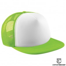 KATIANSEAGO VINTAGE PLAIN SNAP-BACK TRUCKER CAP
