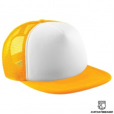 KATIANSEAGO VINTAGE PLAIN SNAP-BACK TRUCKER CAP