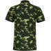 MENS SHORT SLEEVE CAMO PRINT POLO SHIRT