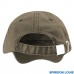 SPIRIDON LOUIS WASHED FINE LINE COTTON BASEBALL CAP WITH SANDWICH PEAK