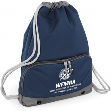WFMRA ATHLEISURE WATER RESISTANT DRAWSTRING SPORTS GYMSAC BAG