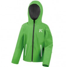 KATIANSEAGO KIDS UNISEX JUNIOR HOODED SOFTSHELL JACKET