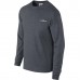 KATIANSEAGO MENS PLAIN CREW NECK ULTRA COTTON LONG SLEEVE T-SHIRT
